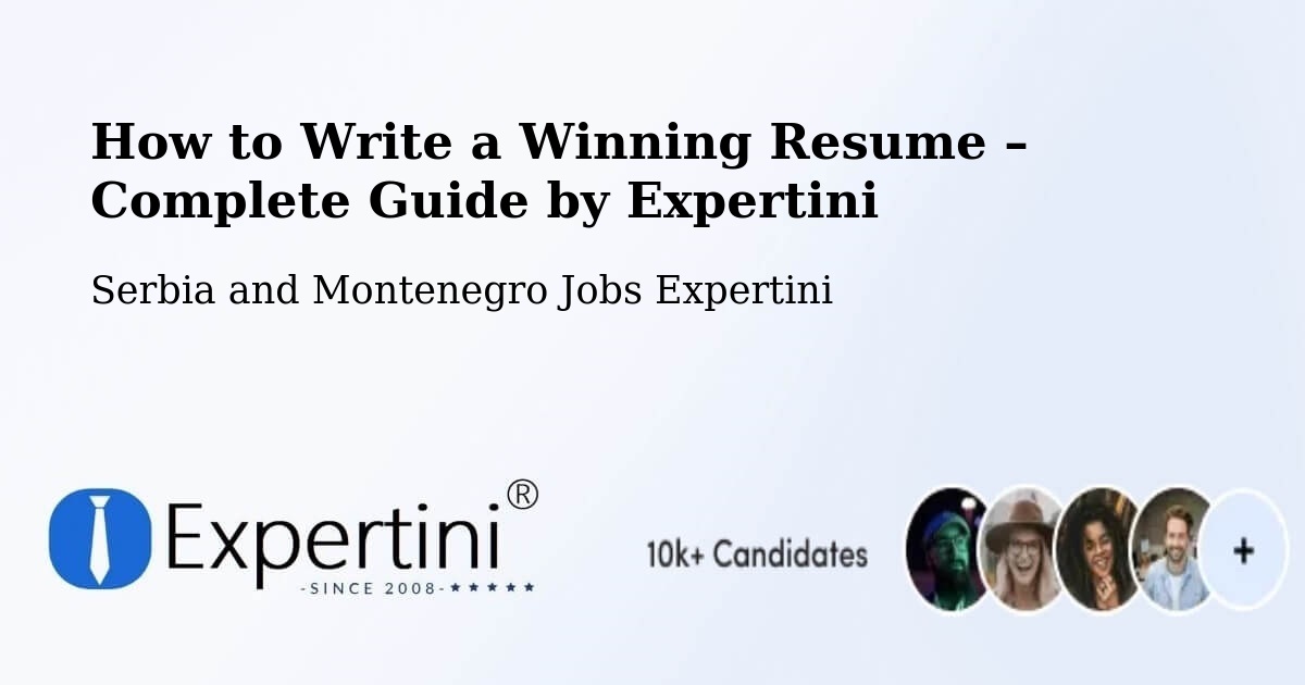 Resume Writing Guide for Job Seekers – Silver Berry - Silver Berry, Serbia and Montenegro Jobs Expertini